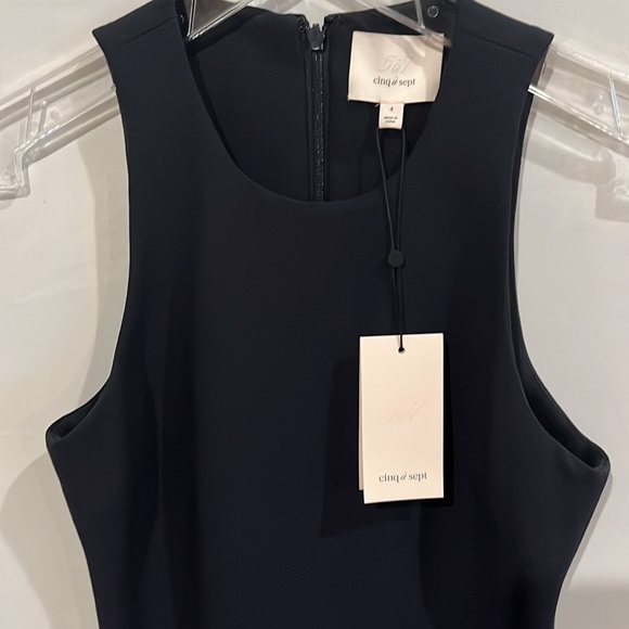 NWT Cinq a Sept 5 * 7 Piper Dress in Navy - Picture 5 of 13